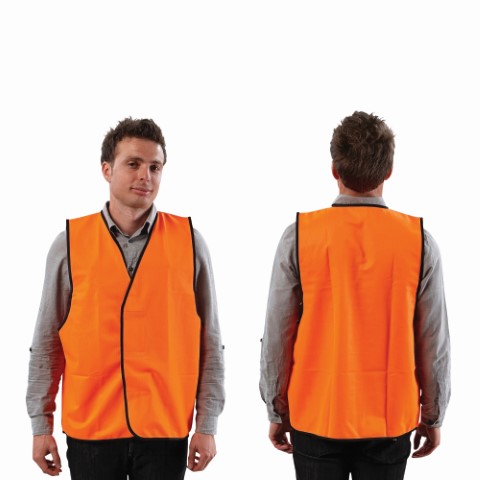 SAFETY VEST DAY ONLY ORANGE 4XL 